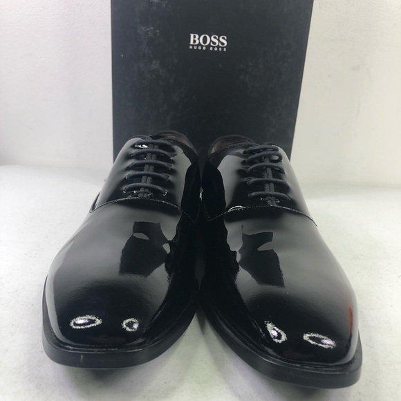 HUGO Boss Highline Patent Oxfords Black Leather main image 5